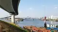Confluence of Ayase-gawa and Naka-gawa in Tokyo.