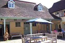 Beer garden of King's Head Inn