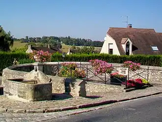 The fountain in Béthemont-la-Forêt