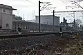 Băneasa Railway Station as seen from the platforms' side