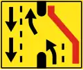 Ж16 Crossing into the oncoming traffic lane