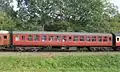 Doncaster 1957 Prototype Mk1 First Open 3083 in maroon livery pictured at Highley, Severn Valley Railway in 2014