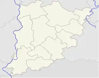 Lakitelek is located in Bács-Kiskun County