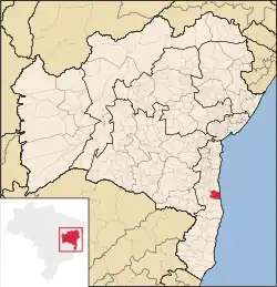 Location of the city