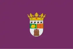 Flag of Almudévar, Spain