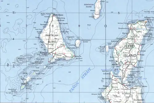 Botigues Island is located in Bantayan Island