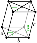 Monoclinic, centered