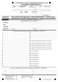 Answer Sheet No. 1 for Biology