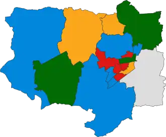 2023 results map