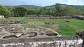The baths at the back of the complex