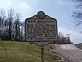 Historical Marker on Rich Mountain