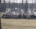 A reenactment of the battle made on its 450th anniversary in February 2023.