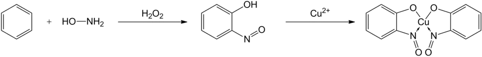 Baudischreaction
