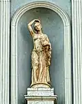 Allegoric sculpture of Fortune
