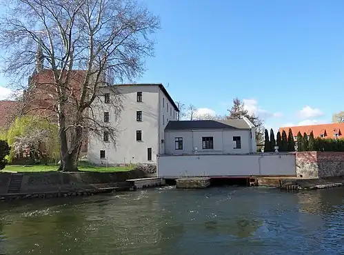 Main Facade onto the Brda river