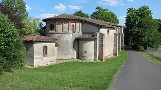 The church in Beaupuy