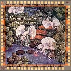 Album cover featuring abstract geometric patterns and the title "Beauty in the Beast" in stylized text