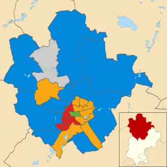 2019 results map