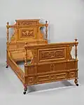 Bed from the Henry G. Marquand House in New York City (c. 1881–84)