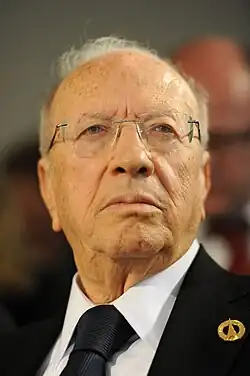 &nbsp;Tunisia Beji Caid Essebsi, President