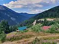 View on mountain slopes in the foot of Beleg mountain peak, August 2022