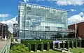 The Aula Magna, next to which two new projects of museums were aborted, in 2003 and 2011.