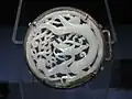 Belt plaque with dragon Ming dynasty (15th&nbsp;or 16th&nbsp;century)