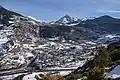 Benasque seen from the northwest (winter 2019)