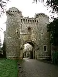 The 19th-century gatehouse