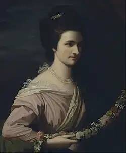 Benjamin West, Miss Elizabeth Milward (1770)