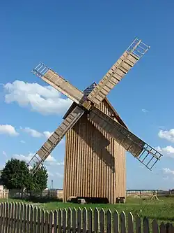 A Polish post mill (Bierzgłowo near Toruń).