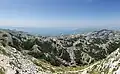 Panoramic view from Sveti Jure summit