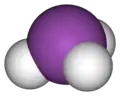 Spacefill model of bismuthine