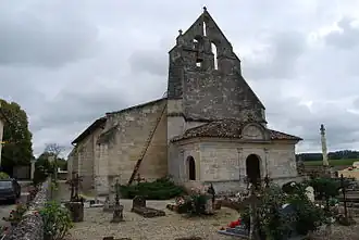 The church in Blésignac