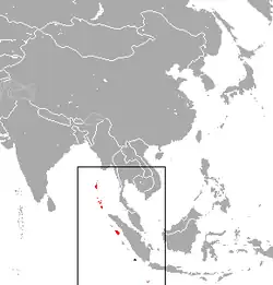Map of range