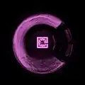 An infrared proximity sensor used in a smartphone allows it to turn off its screen when held up to the user's ear.