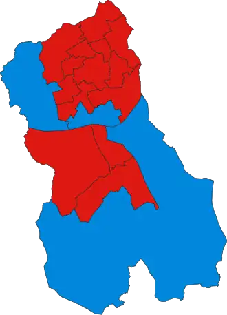 2023 results map