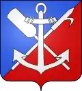 Coat of arms of Saint-Laurent-sur-Saône