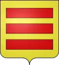 The coat of arms of Lahamaide, Belgium.