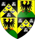 Arms of the Castelyn family of London.