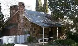 Side exterior of the cottage