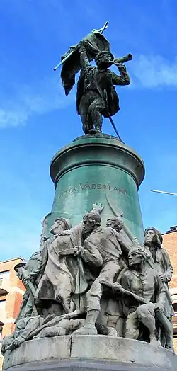 Statue in Hasselt in honor of the Peasant Warrior
