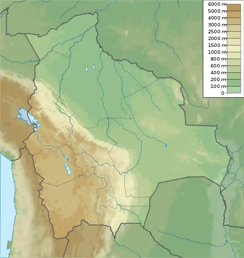 Oruro is located in Bolivia