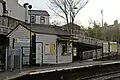 The station booking office.