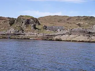 The bothy on Garbh Eileach