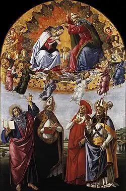 Botticelli, with only God the Father, 15th century