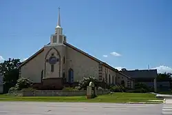 St. Peter Lutheran Church at 906 Highway 59 North in Bowie; pastor Larry Knobloch (2013)