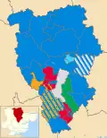 2003 results map