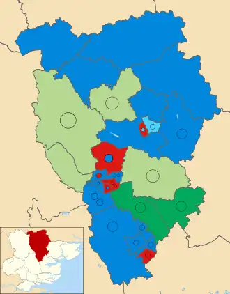 2023 results map