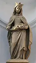 Sculpture on the walls of the Pálffy Palace